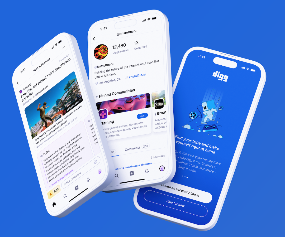 Here’s your first look at the rebooted Digg